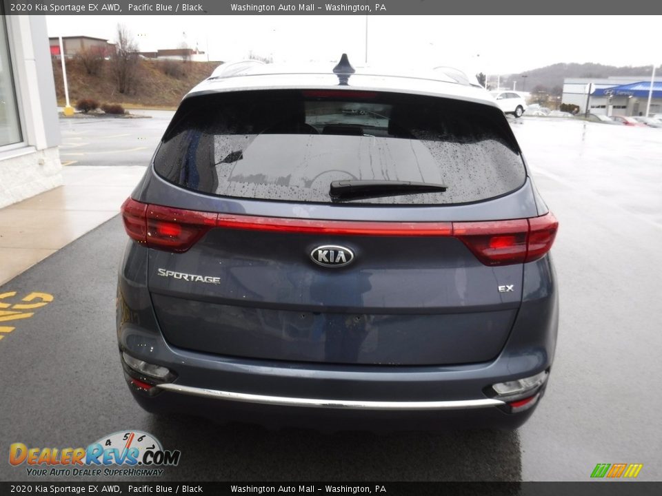 2020 Kia Sportage EX AWD Pacific Blue / Black Photo #10