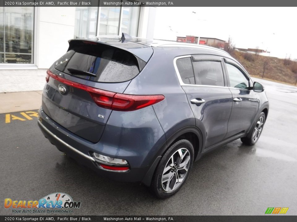 2020 Kia Sportage EX AWD Pacific Blue / Black Photo #11