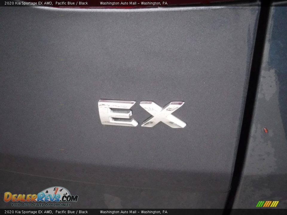 2020 Kia Sportage EX AWD Pacific Blue / Black Photo #12