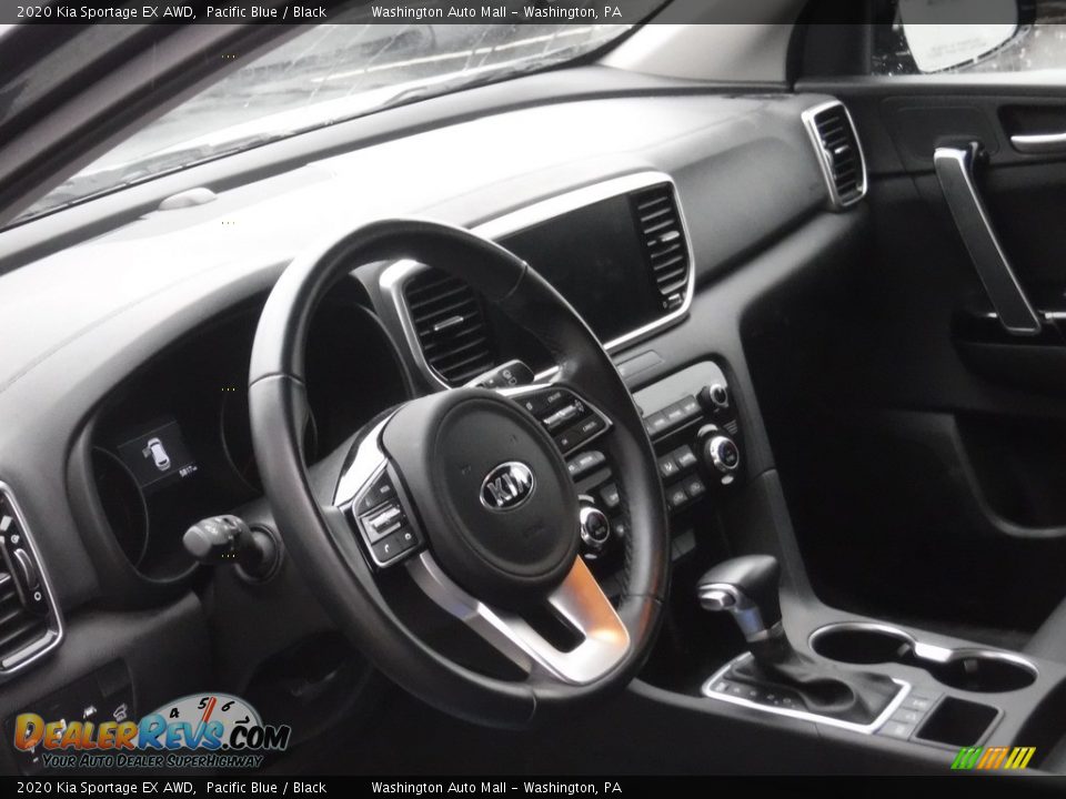2020 Kia Sportage EX AWD Pacific Blue / Black Photo #13