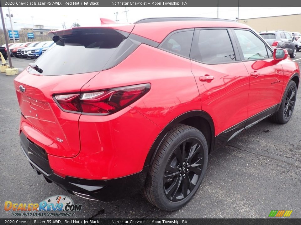 2020 Chevrolet Blazer RS AWD Red Hot / Jet Black Photo #5