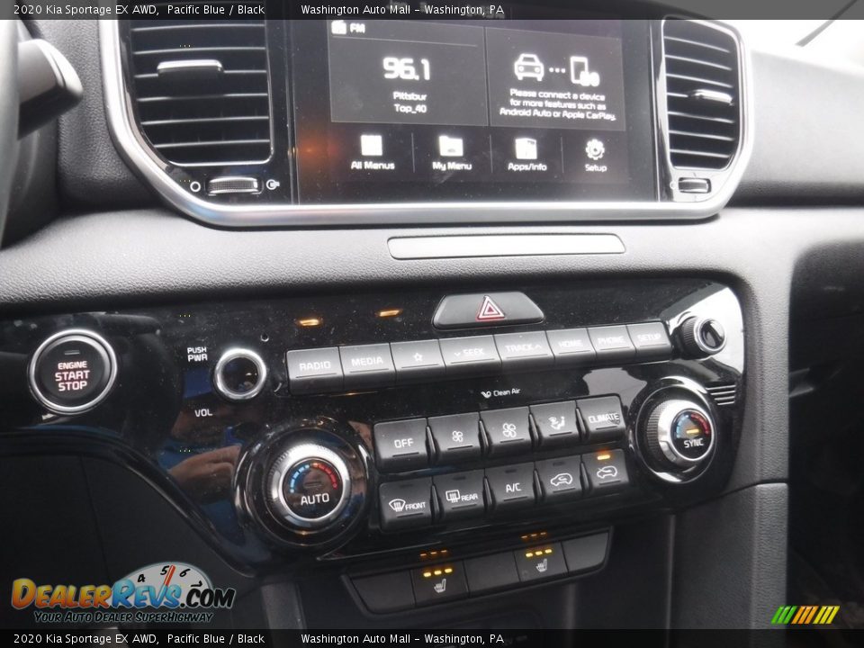 2020 Kia Sportage EX AWD Pacific Blue / Black Photo #19