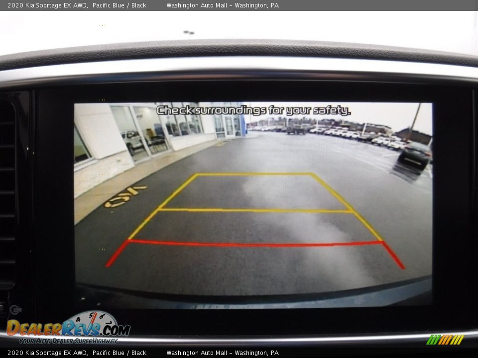 2020 Kia Sportage EX AWD Pacific Blue / Black Photo #21