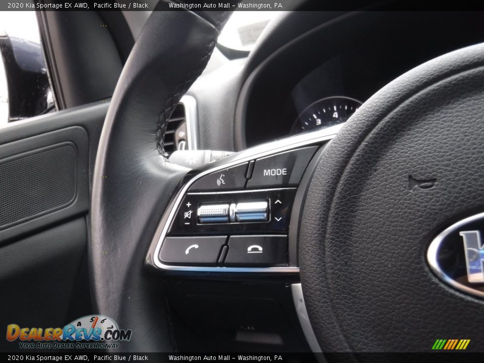 2020 Kia Sportage EX AWD Pacific Blue / Black Photo #22