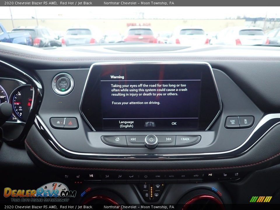 2020 Chevrolet Blazer RS AWD Red Hot / Jet Black Photo #17
