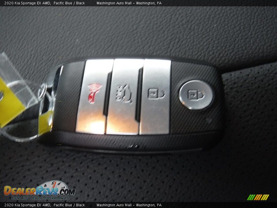 2020 Kia Sportage EX AWD Pacific Blue / Black Photo #28