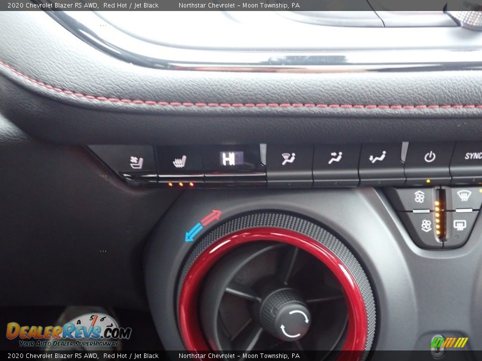 2020 Chevrolet Blazer RS AWD Red Hot / Jet Black Photo #22