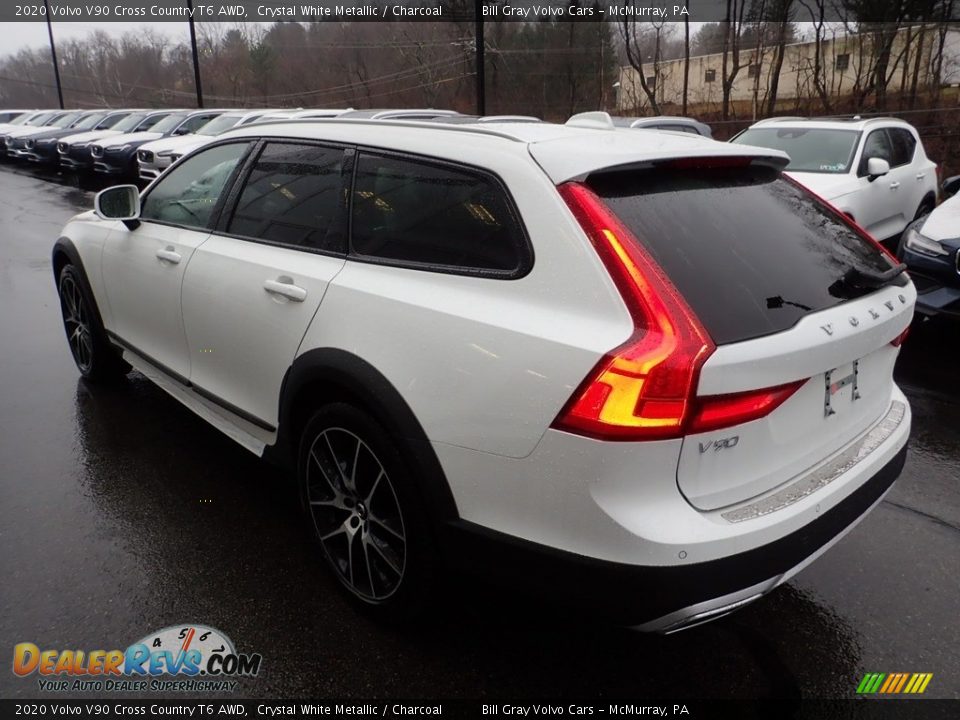 2020 Volvo V90 Cross Country T6 AWD Crystal White Metallic / Charcoal Photo #4