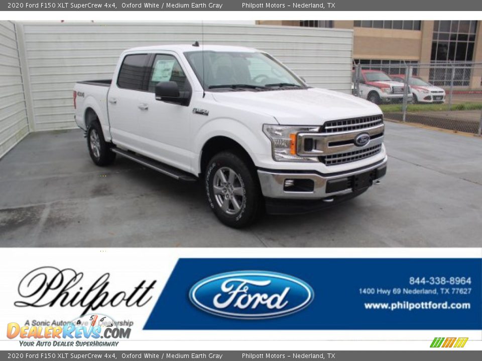 2020 Ford F150 XLT SuperCrew 4x4 Oxford White / Medium Earth Gray Photo #1