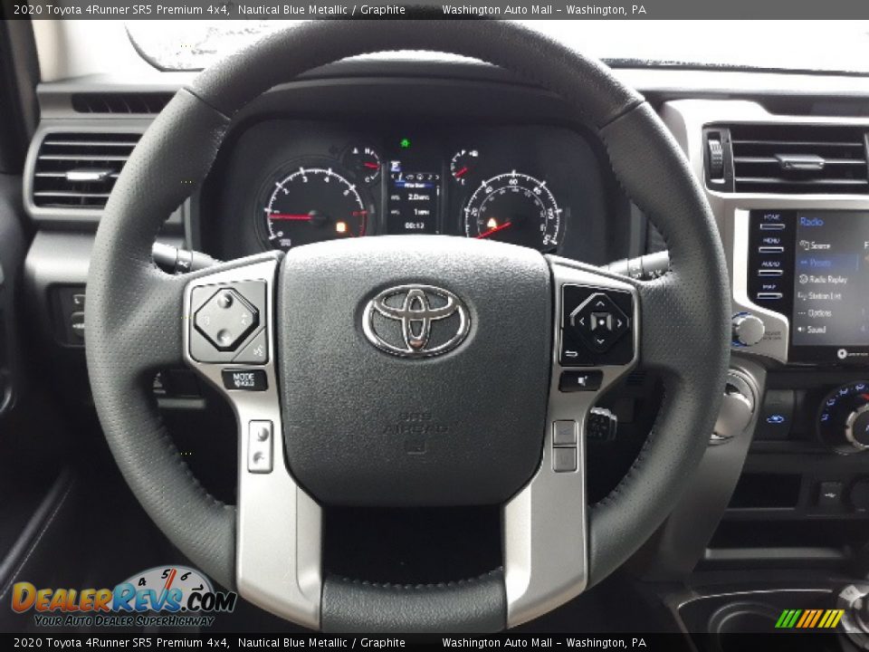 2020 Toyota 4Runner SR5 Premium 4x4 Nautical Blue Metallic / Graphite Photo #7