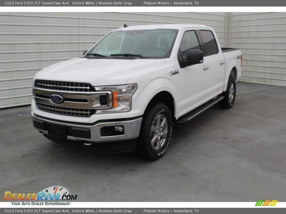 2020 Ford F150 XLT SuperCrew 4x4 Oxford White / Medium Earth Gray Photo #4