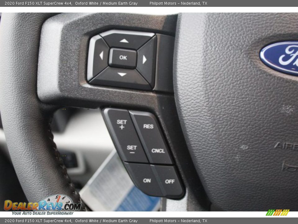 2020 Ford F150 XLT SuperCrew 4x4 Oxford White / Medium Earth Gray Photo #12
