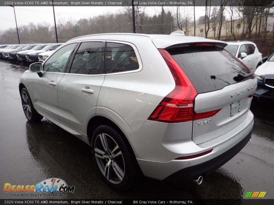 2020 Volvo XC60 T6 AWD Momentum Bright Silver Metallic / Charcoal Photo #4