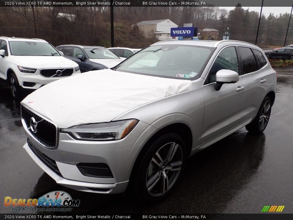 Bright Silver Metallic 2020 Volvo XC60 T6 AWD Momentum Photo #5