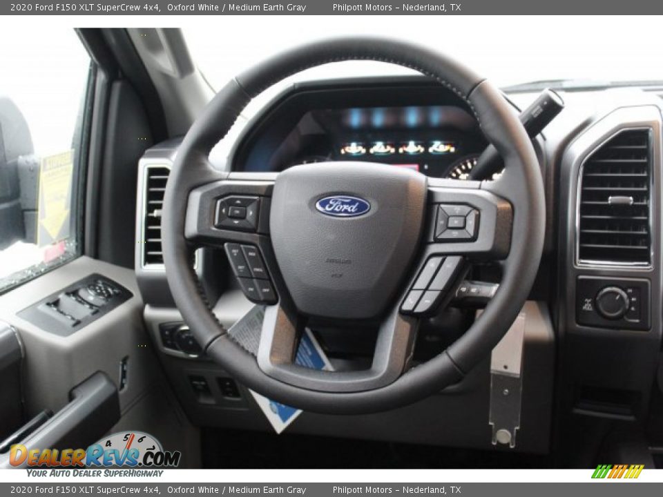 2020 Ford F150 XLT SuperCrew 4x4 Oxford White / Medium Earth Gray Photo #22