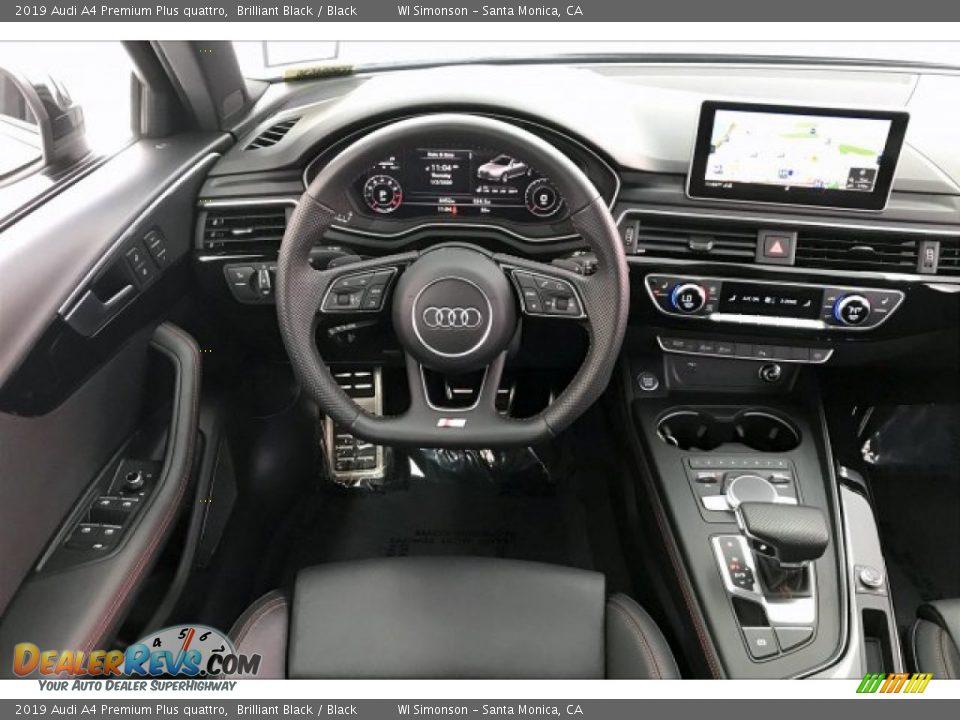 Dashboard of 2019 Audi A4 Premium Plus quattro Photo #4