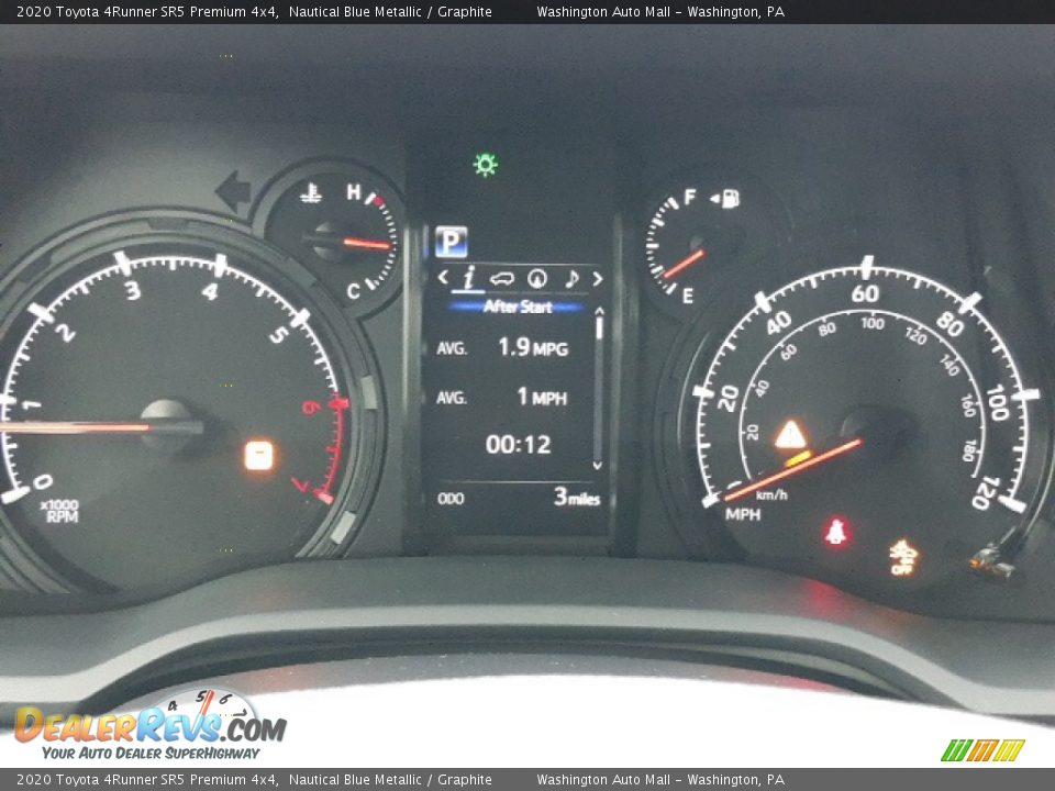 2020 Toyota 4Runner SR5 Premium 4x4 Nautical Blue Metallic / Graphite Photo #30