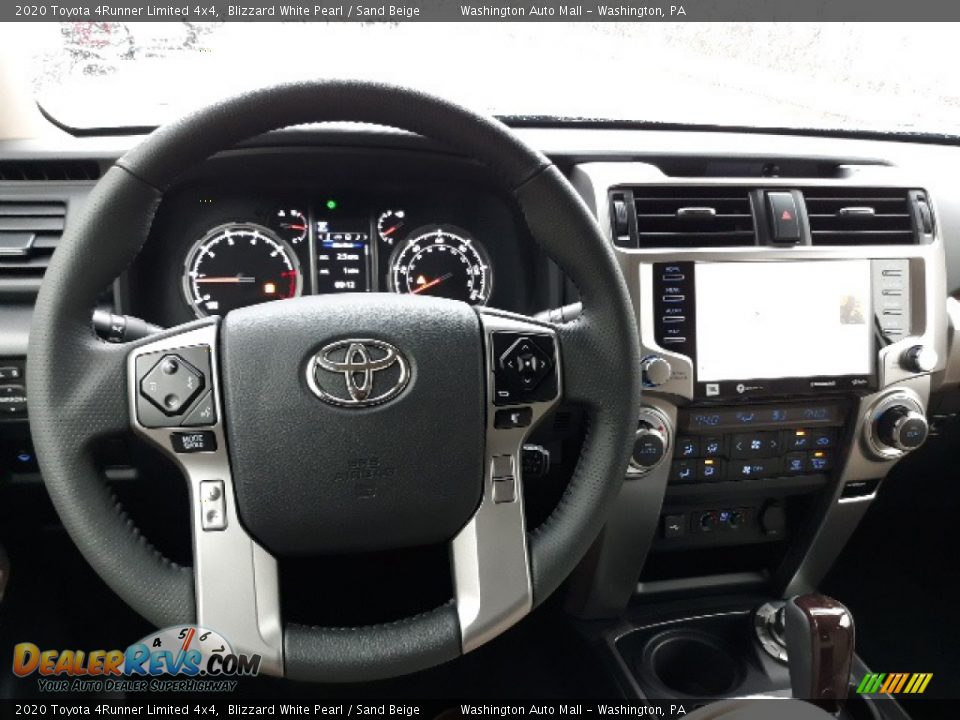 2020 Toyota 4Runner Limited 4x4 Blizzard White Pearl / Sand Beige Photo #3