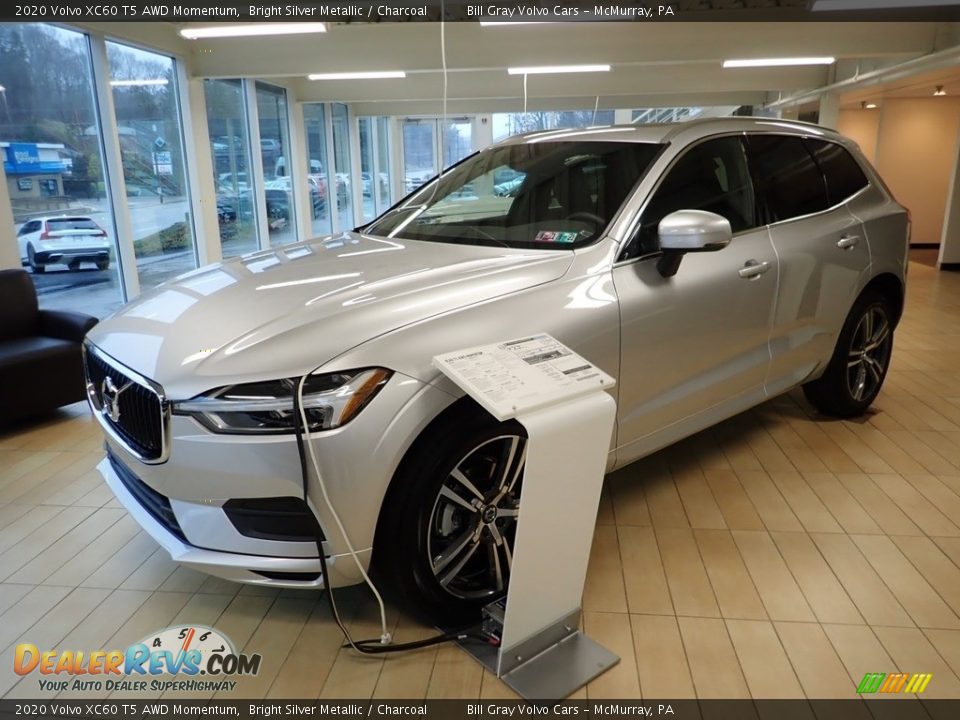 Bright Silver Metallic 2020 Volvo XC60 T5 AWD Momentum Photo #5
