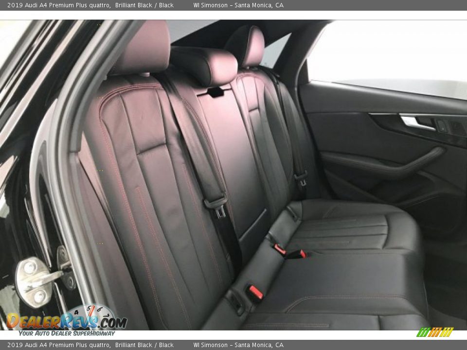 Rear Seat of 2019 Audi A4 Premium Plus quattro Photo #13