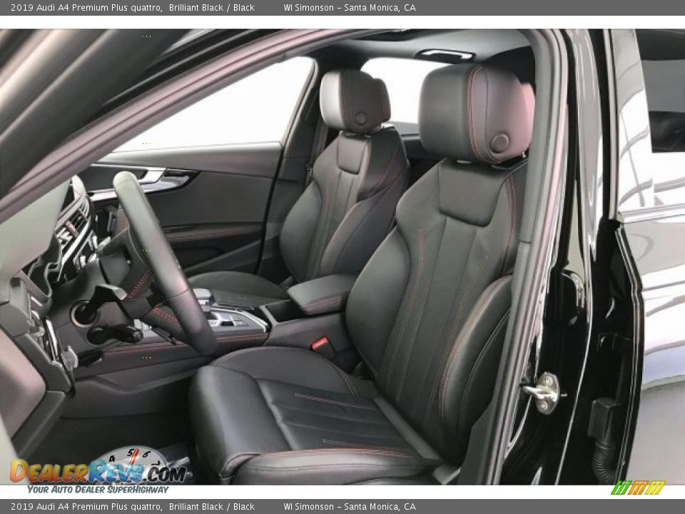 Black Interior - 2019 Audi A4 Premium Plus quattro Photo #14