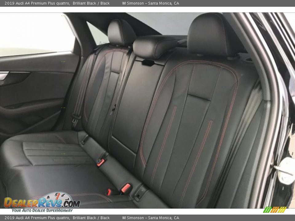 Rear Seat of 2019 Audi A4 Premium Plus quattro Photo #15