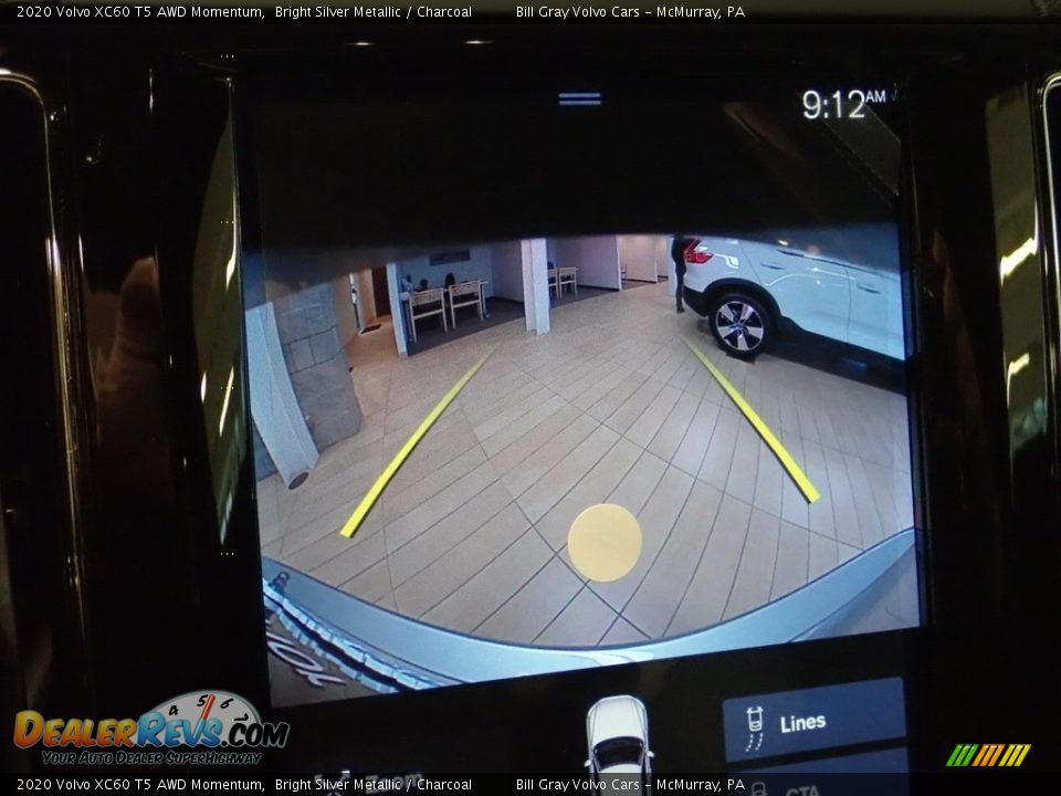 2020 Volvo XC60 T5 AWD Momentum Bright Silver Metallic / Charcoal Photo #15