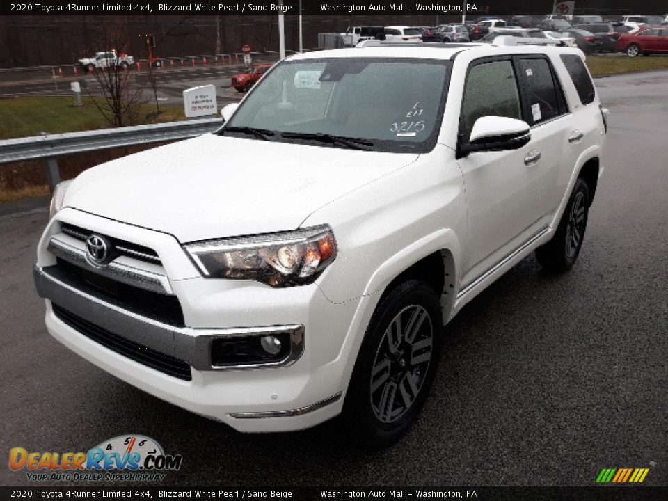 2020 Toyota 4Runner Limited 4x4 Blizzard White Pearl / Sand Beige Photo #16