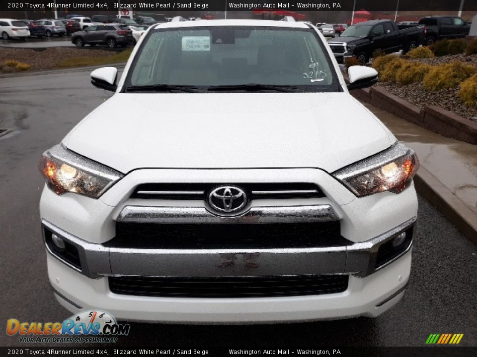 2020 Toyota 4Runner Limited 4x4 Blizzard White Pearl / Sand Beige Photo #17