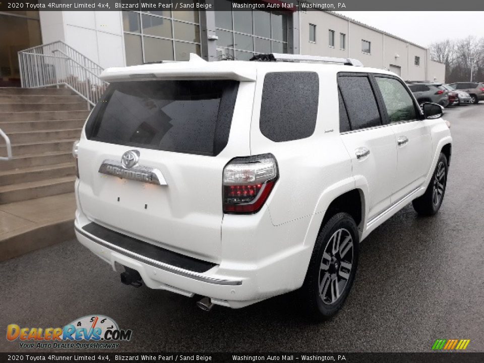 2020 Toyota 4Runner Limited 4x4 Blizzard White Pearl / Sand Beige Photo #19