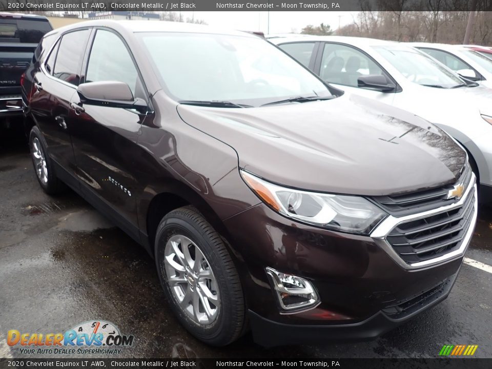 2020 Chevrolet Equinox LT AWD Chocolate Metallic / Jet Black Photo #5