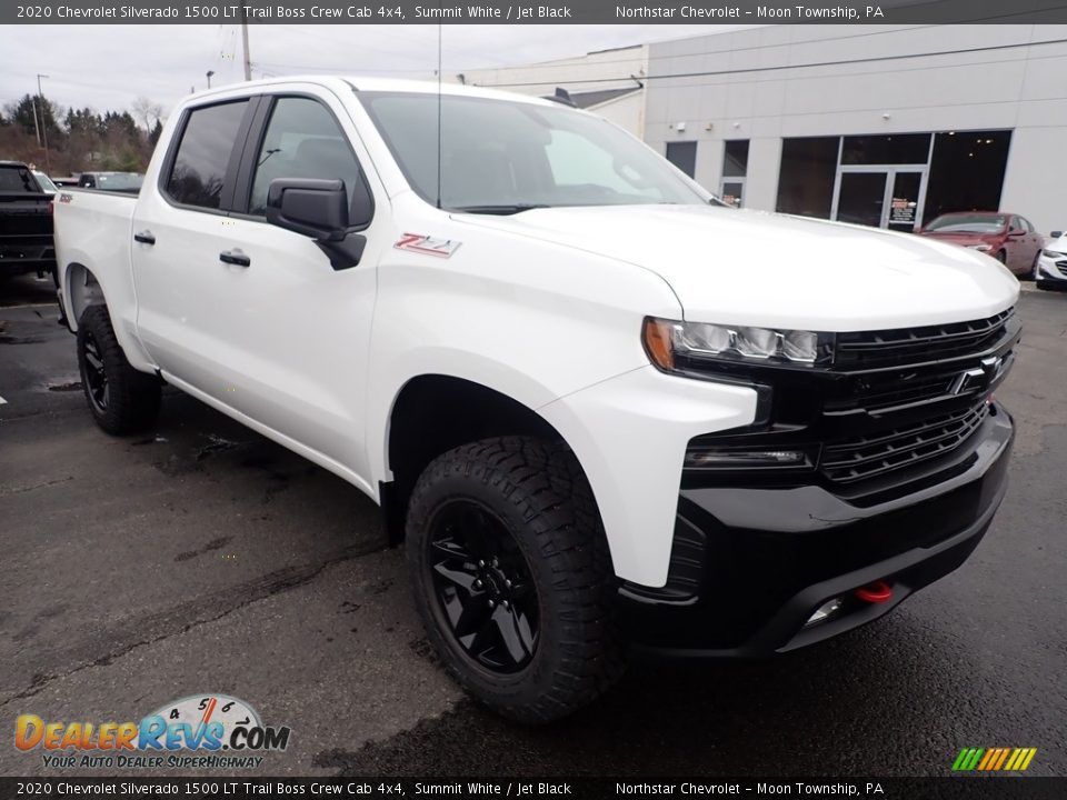 2020 Chevrolet Silverado 1500 LT Trail Boss Crew Cab 4x4 Summit White / Jet Black Photo #7