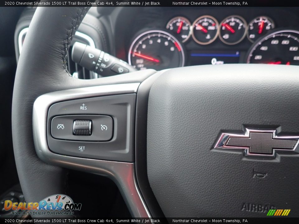 2020 Chevrolet Silverado 1500 LT Trail Boss Crew Cab 4x4 Summit White / Jet Black Photo #20