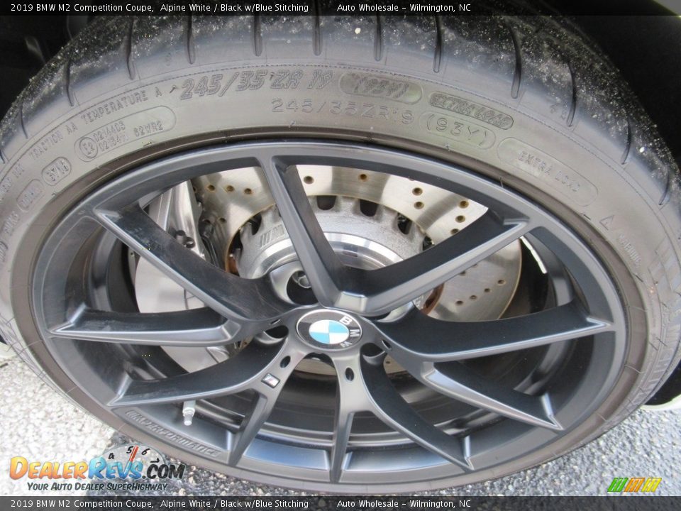 2019 BMW M2 Competition Coupe Alpine White / Black w/Blue Stitching Photo #7