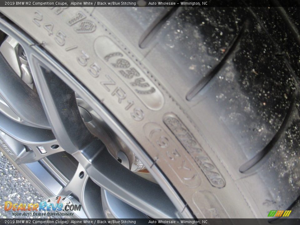 2019 BMW M2 Competition Coupe Alpine White / Black w/Blue Stitching Photo #9