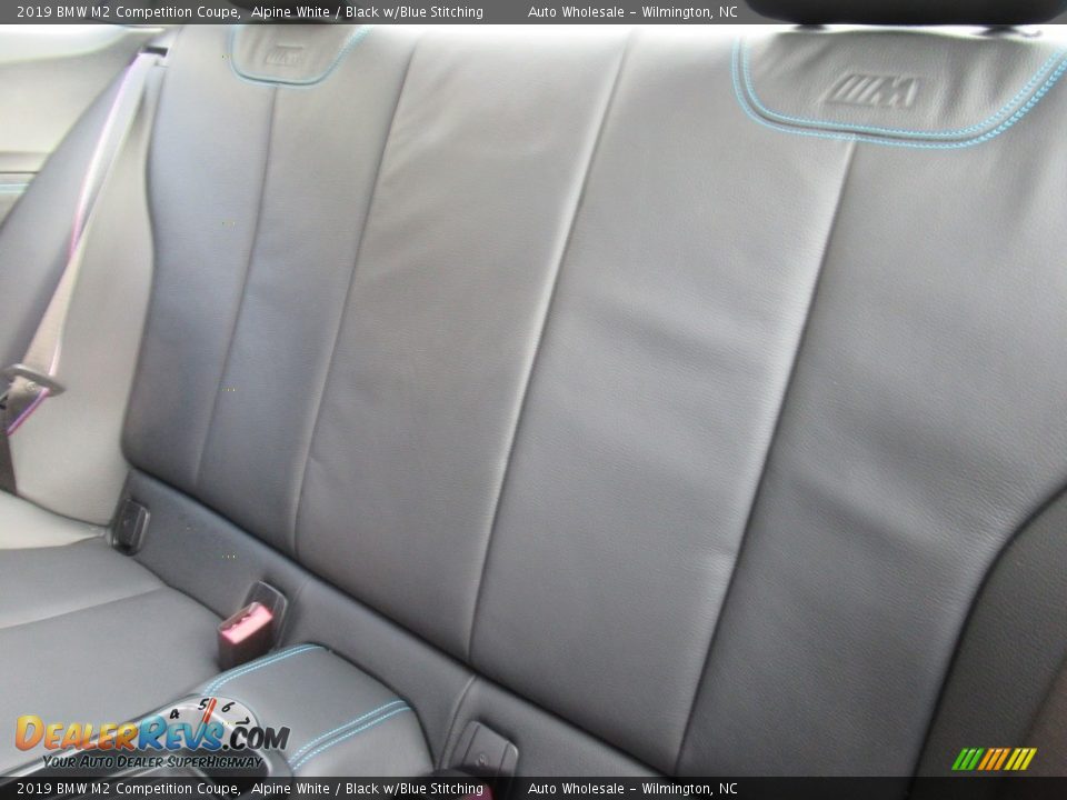 2019 BMW M2 Competition Coupe Alpine White / Black w/Blue Stitching Photo #12