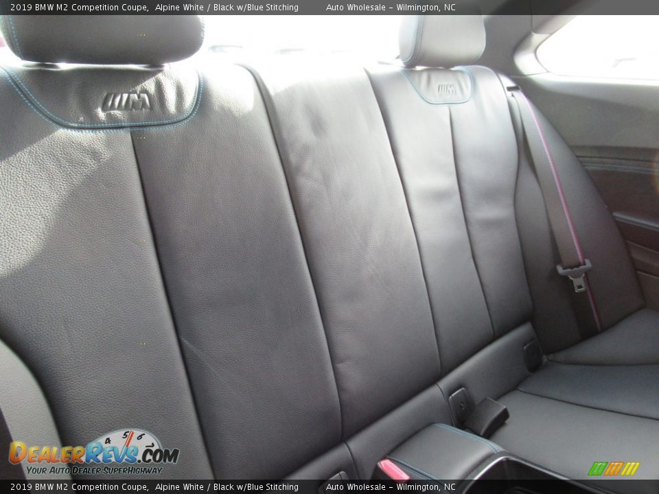 2019 BMW M2 Competition Coupe Alpine White / Black w/Blue Stitching Photo #15