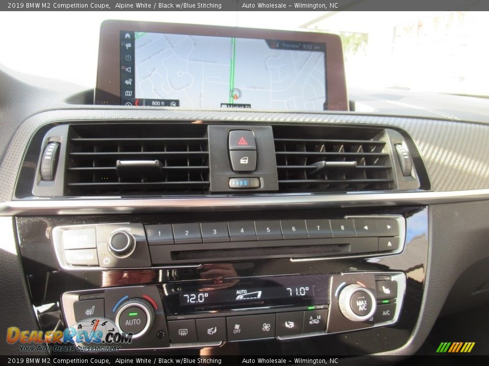 2019 BMW M2 Competition Coupe Alpine White / Black w/Blue Stitching Photo #17