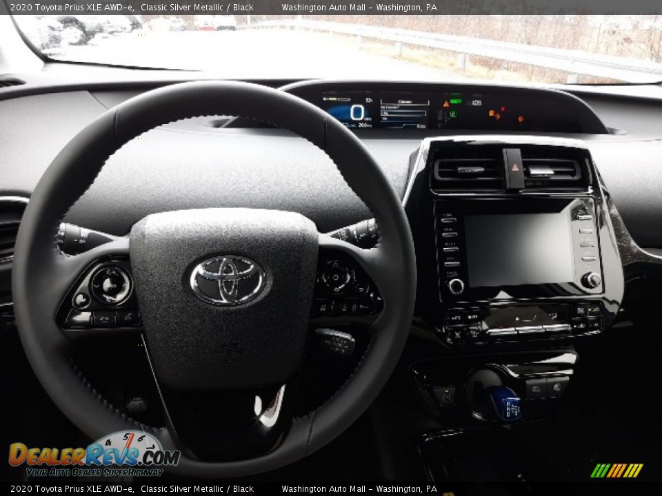 2020 Toyota Prius XLE AWD-e Classic Silver Metallic / Black Photo #3