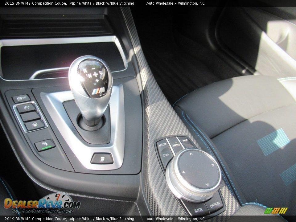 2019 BMW M2 Competition Coupe Alpine White / Black w/Blue Stitching Photo #19