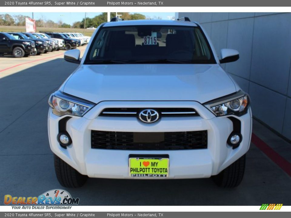 2020 Toyota 4Runner SR5 Super White / Graphite Photo #3
