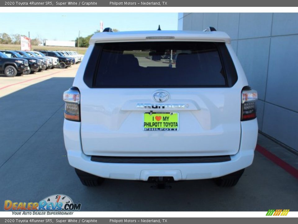 2020 Toyota 4Runner SR5 Super White / Graphite Photo #7