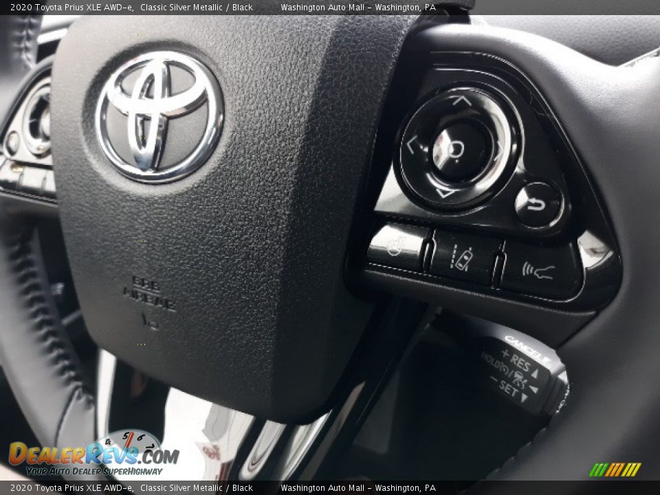 2020 Toyota Prius XLE AWD-e Steering Wheel Photo #8
