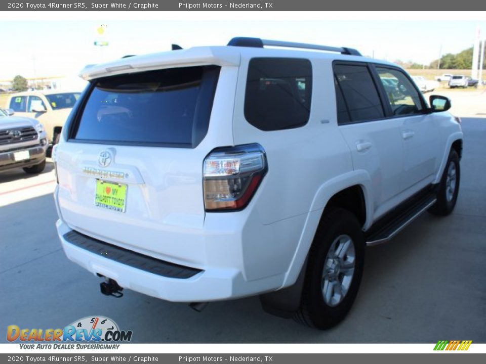 2020 Toyota 4Runner SR5 Super White / Graphite Photo #8