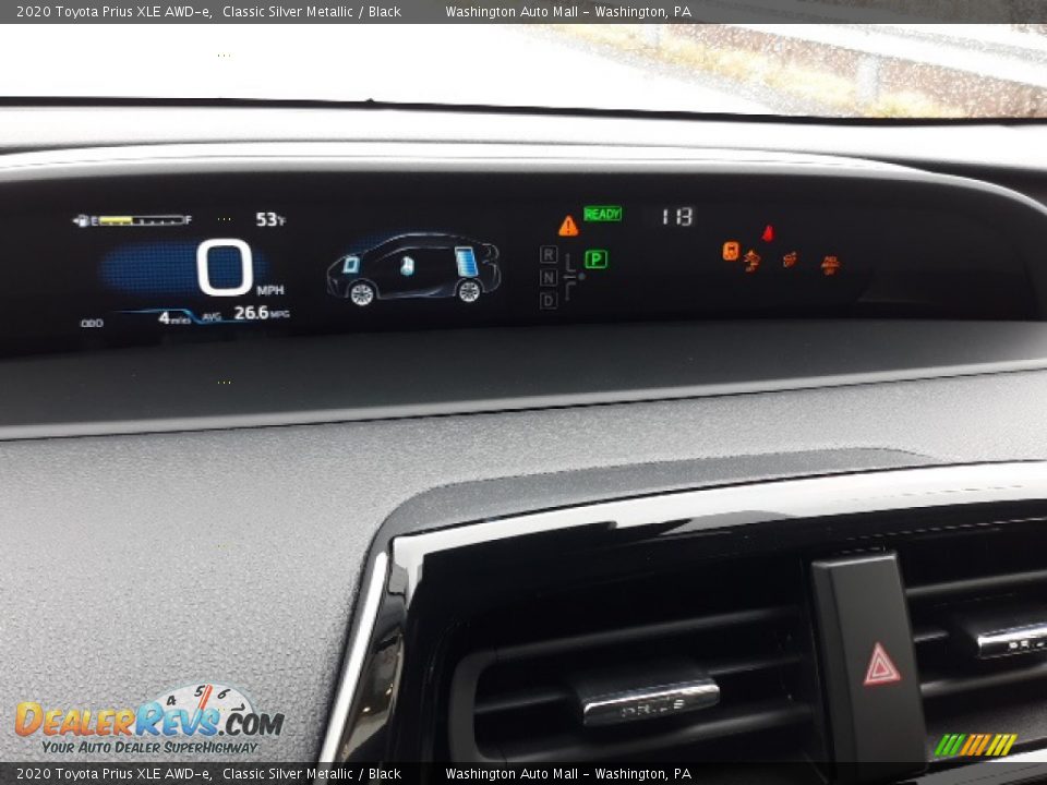 2020 Toyota Prius XLE AWD-e Gauges Photo #9