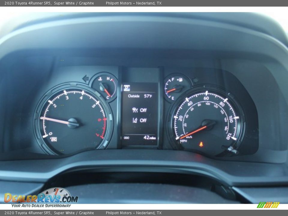 2020 Toyota 4Runner SR5 Super White / Graphite Photo #14