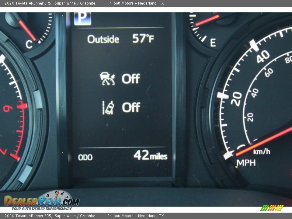 2020 Toyota 4Runner SR5 Super White / Graphite Photo #15