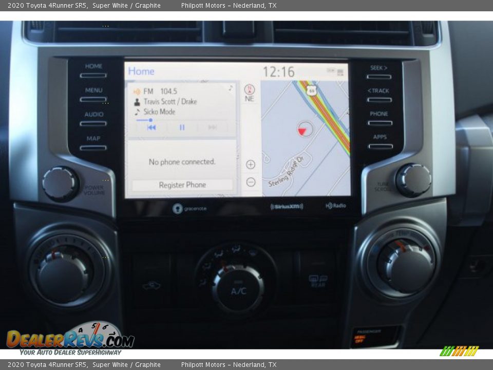 2020 Toyota 4Runner SR5 Super White / Graphite Photo #17