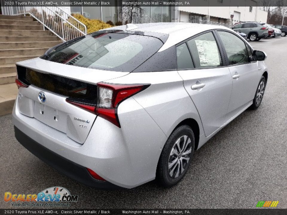 2020 Toyota Prius XLE AWD-e Classic Silver Metallic / Black Photo #19