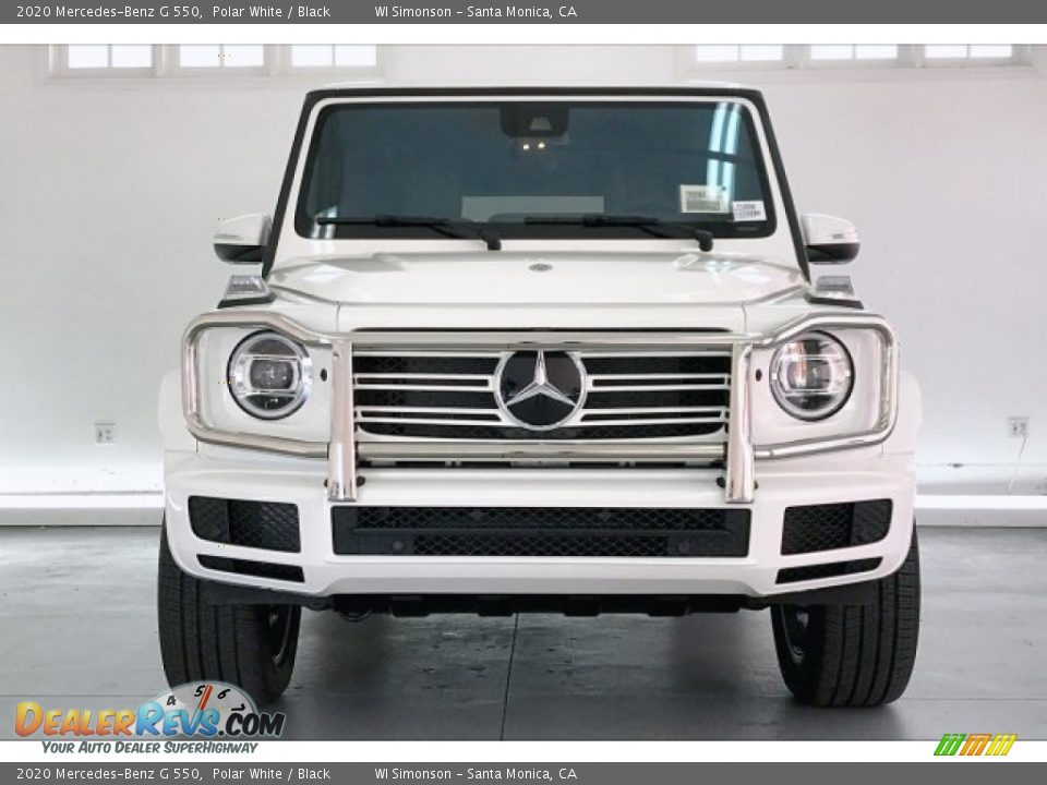 2020 Mercedes-Benz G 550 Polar White / Black Photo #2